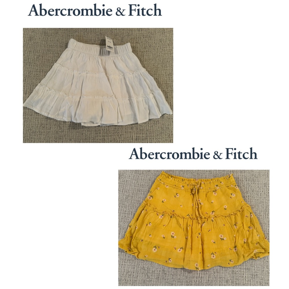 Abercrombie & Fitch Girls Skirts Bundle, Built In Shorts, Size 7/8